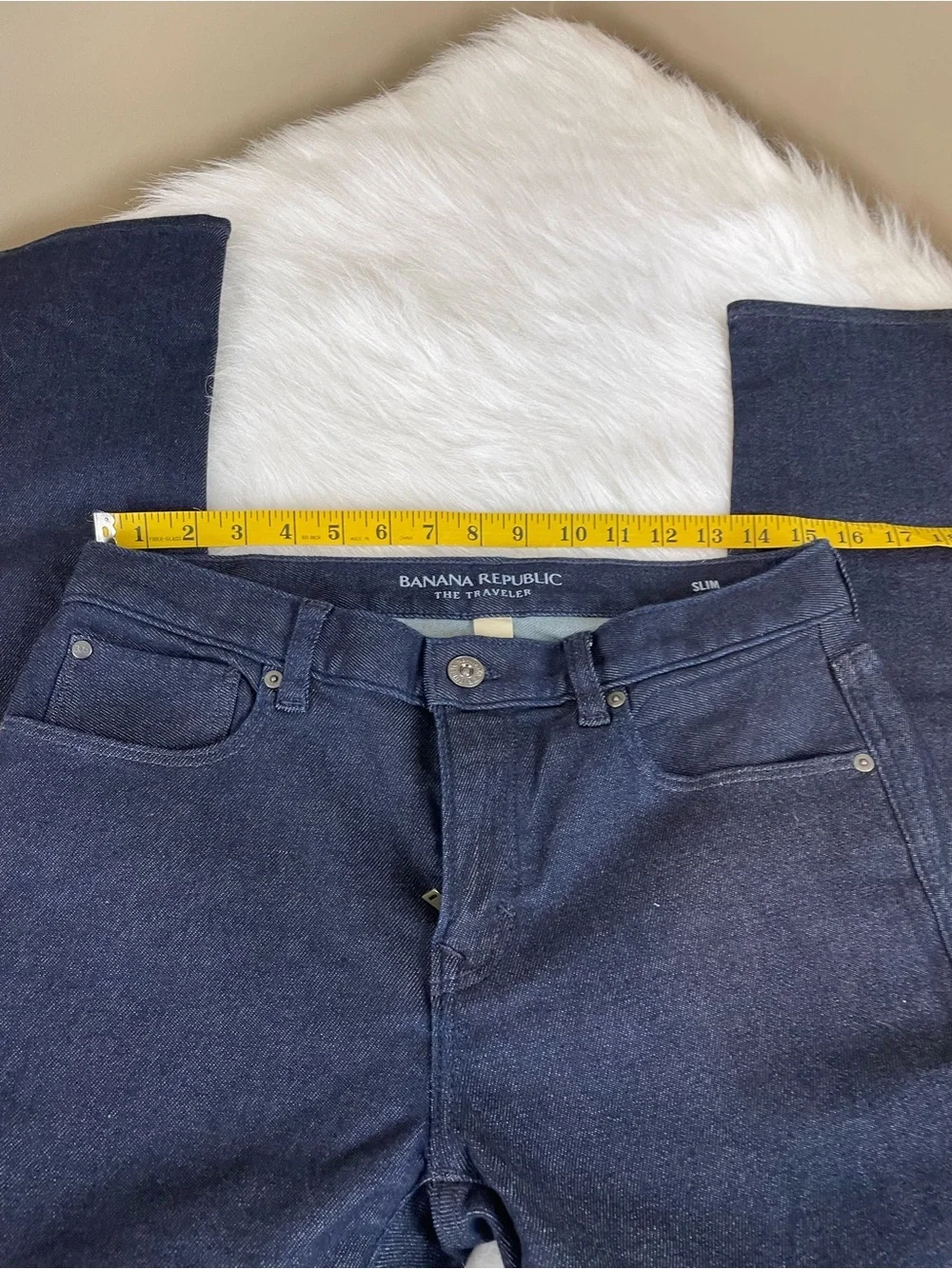 Two pair Banana Republic Men’s Dark Blue Jeans - The Traveler 30 x 32